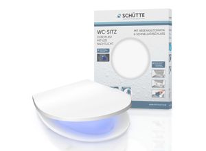 4008431829500 - SCHÜTTE Duroplast WC-Sitz mit LED Nachtlicht mit Absenkautomatik und Schnellverschluss