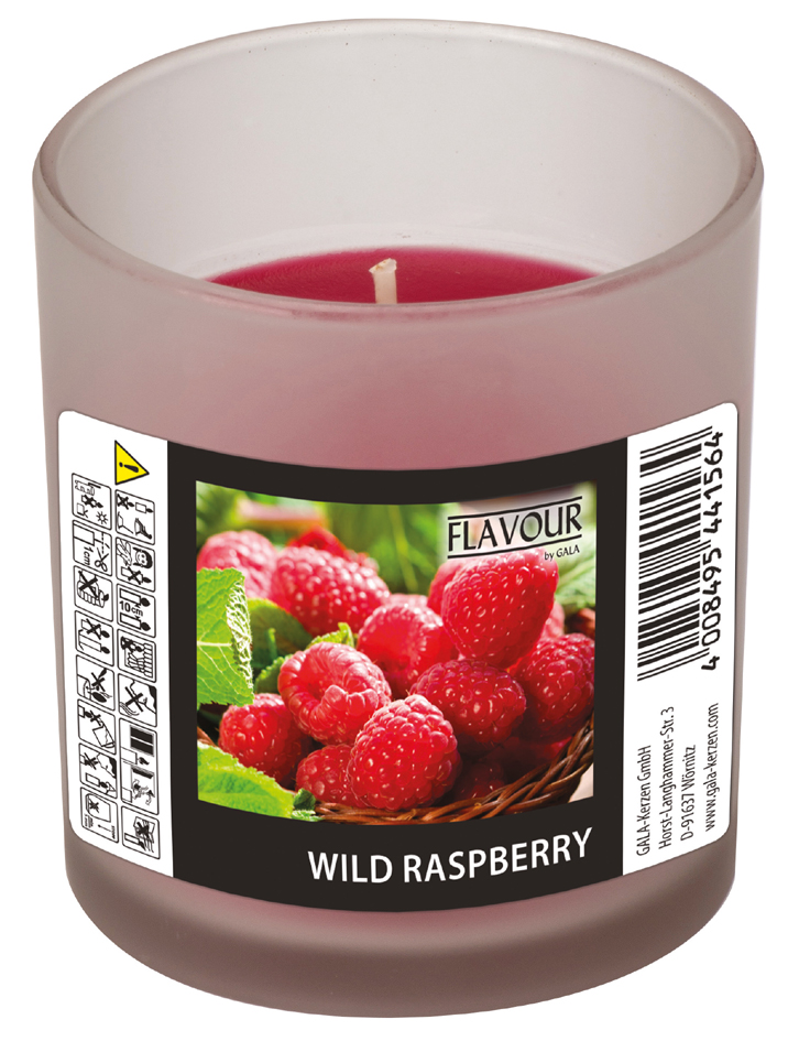 4008495441557 - FLAVOUR by Gala Duftkerze im Glas Raspberry