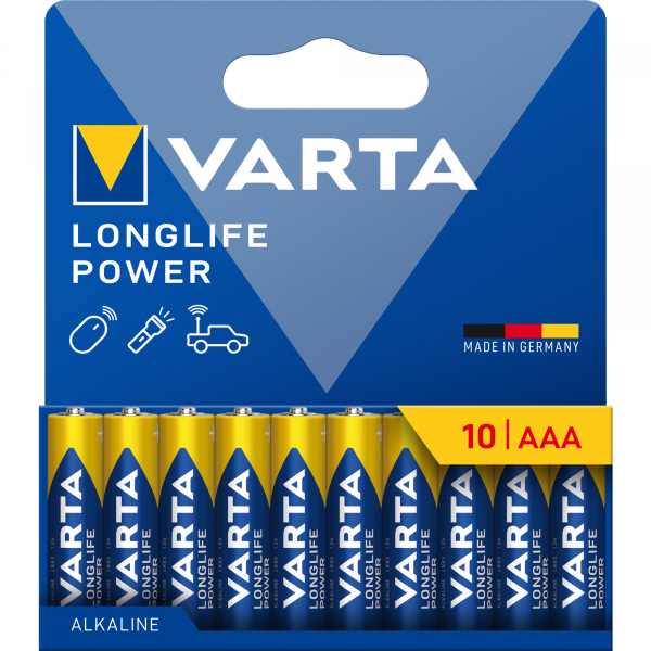 4008496066971 - VARTA AL AAA 10X - Alkaline Batterie Longlife Power AAA (Micro) 10er-Pack