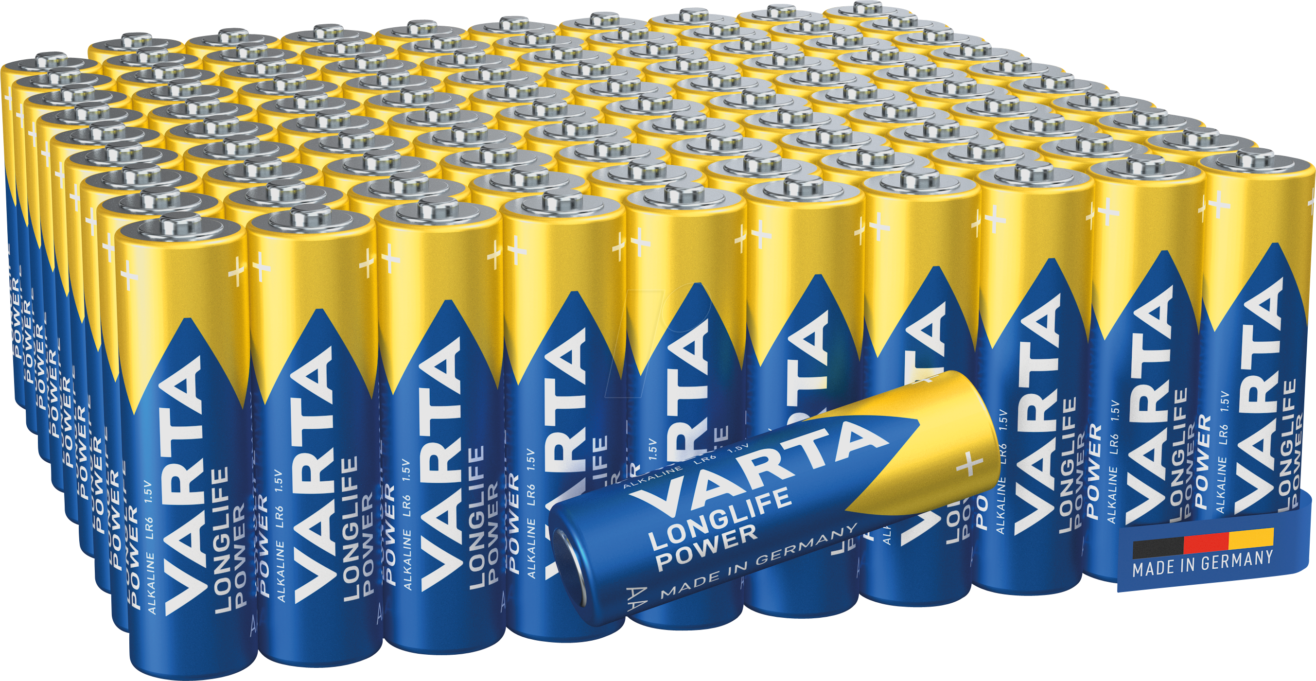 4008496076420 - VARTA AL 100XAA - Alkaline Batterie AA (Mignon) 100er-Pack Longlife Power