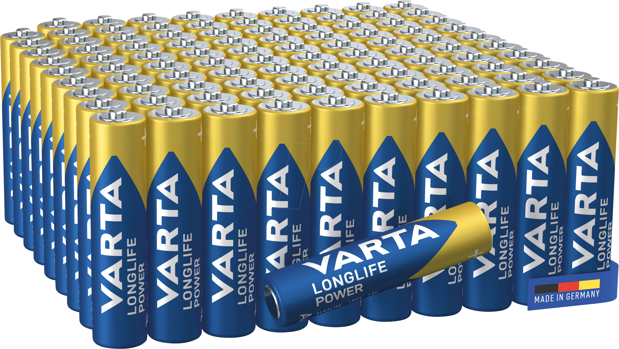 4008496076437 - VARTA AL 100XAAA - Alkaline Batterie AAA (Micro) 100er-Pack Longlife Power