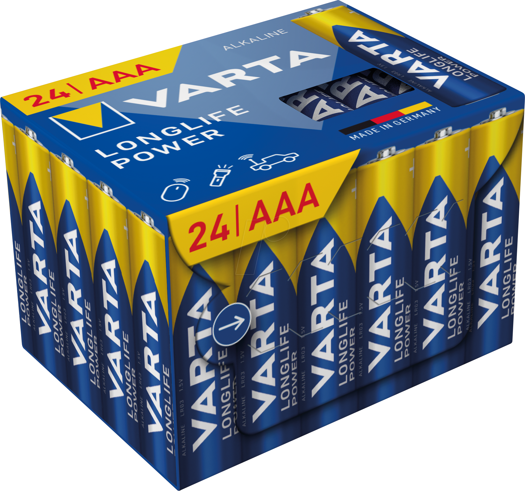 4008496129874 - VAR LLP AAA 24X - Longlife Power Alkaline Batterie AAA (Micro) 24er-Pack 4008496129874 - VAR LLP AAA 24X - Longlife Power Alkaline Batterie AAA (Micro) 24er-Pack