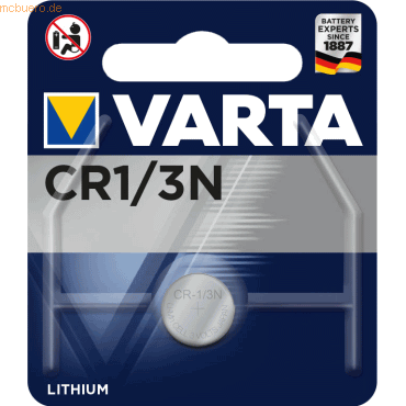 4008496274147 - Lithium Coin CR1 3N Bli 1 Knopfzelle cr 1 3 n Lithium 170 mAh 3 v 1 St - Varta