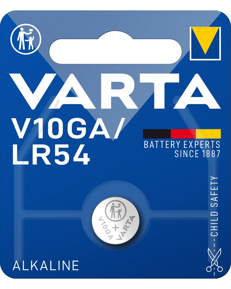 4008496297634 - Knopfzelle Electronics V10GA   LR54 4008496297634 VARTA