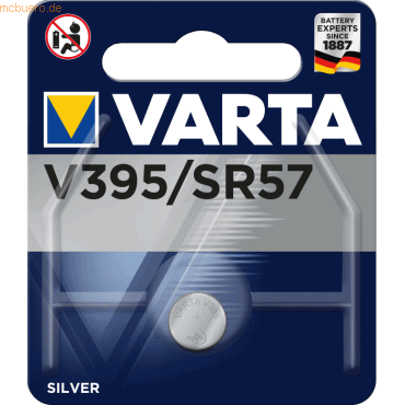 4008496317295 - Silver Coin V395 SR57 Bli 1 Knopfzelle 395 Silberoxid 38 mAh 155 v 1 St - Varta