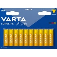 4008496525232 - Batterie Alkaline Mignon aa LR06 15V Longlife 10 Stück - Varta