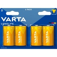 4008496525386 - Batterie Alkaline Mono d LR20 15V Longlife Retail Blister (4-Pack) - Varta