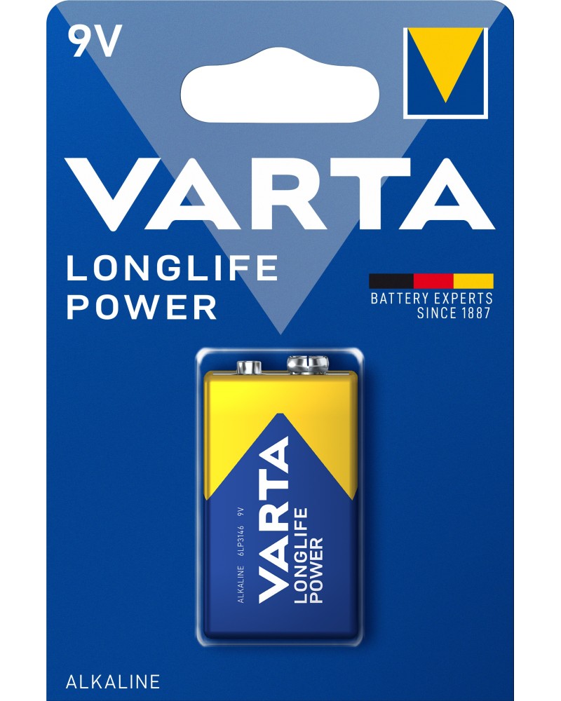 4008496559862 - Varta Consumer Battgmbhcokgaa - Batterie longlife Power 9 v E-Block Blister a 1 Stück varta