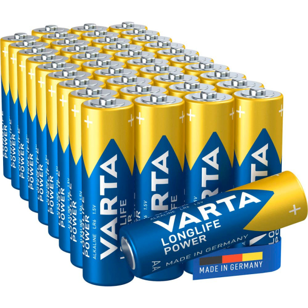4008496573424 - 40 VARTA Batterien LONGLIFE Mignon AA 15 V 4008496573424 - 40 VARTA Batterien LONGLIFE Mignon AA 15 V