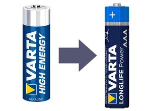 4008496573448 - VAR AL MICRO - Alkaline Batterie Longlife Power AAA (Micro) 1er-Pack