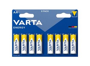 4008496626496 - Batterie Alkaline Mignon aa LR06 15V Energy 8 Stück - Varta