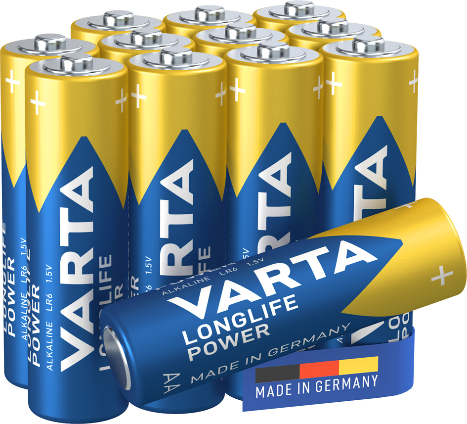 4008496659234 - High Energy aa - Alkali - Zylindrische - aa - Blau - Silber - Sichtverpackung (04906 121 472) (04906 121 472) - Varta