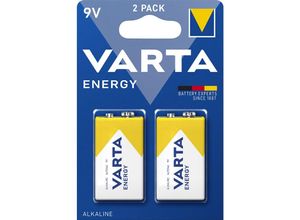 4008496673124 - VARTA Batterie Alkaline E-Block 6LR61 9V Energy 2 Stück