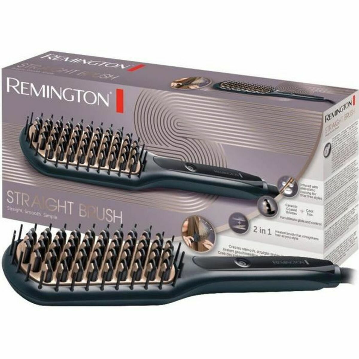 4008496876051 - REMINGTON CB7400 Glättbürste Beschichtung Keramik