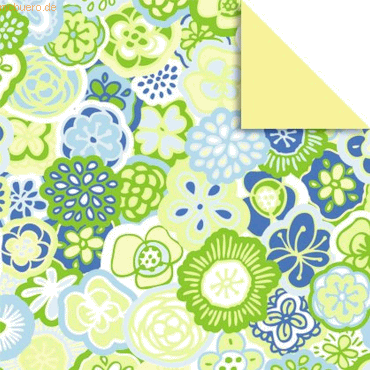 4008525134619 - Faltblätter Florentine Flower Power 80g qm 15x15cm VE=65 B