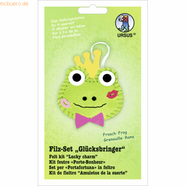 4008525145622 - Filz-Set Glücksbringer Frosch