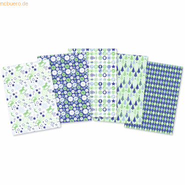 4008525146957 - Fotokarton Wintertime 300g qm 495x68 VE=10 Bogen 5 Motive