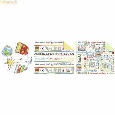 4008525209324 - Fotokarton Schule mit Spaß 300g qm 495X68cm VE=10 Bogen