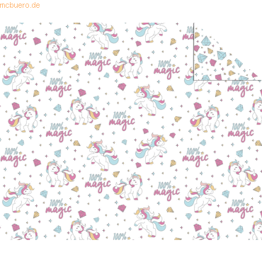 4008525218401 - 10 x Fotokarton Einhorn 300g qm A4 Motiv 01