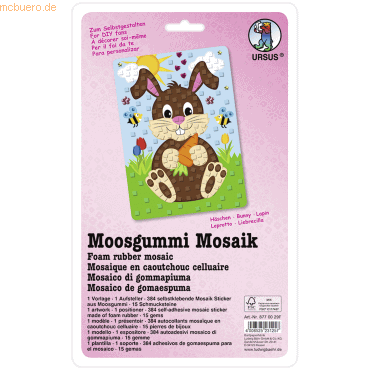 4008525231257 - Moosgummi Mosaik Bastel-Set Häschen