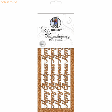4008525231370 - Designschriften Merry Christmas kupfer VE=2 Blatt 4008525231370 - Designschriften Merry Christmas kupfer VE=2 Blatt