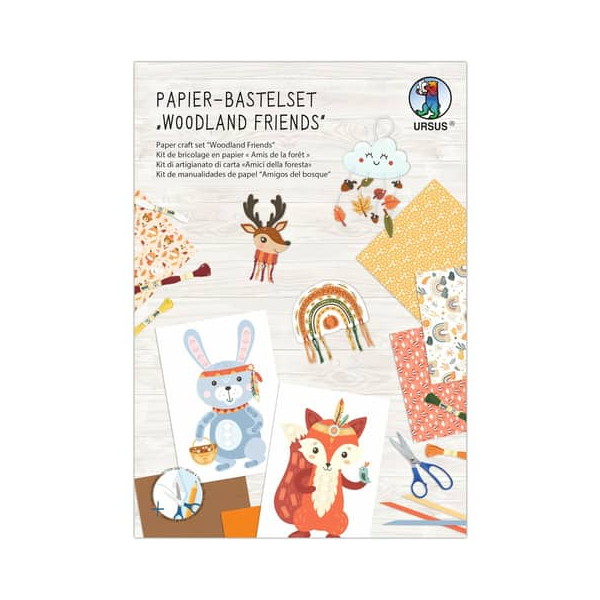 4008525253198 - Papier-Bastelset Woodland Friends 4008525253198 Ursus BÄHR