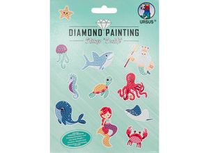 4008525253990 - Ursus Diamantenstickerei Sticker Sealife 11 Stück