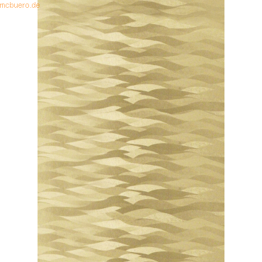 4008525346180 - Bastelpapier Highlight 215g qm 23x33cm VE=5 Blatt gold Wel