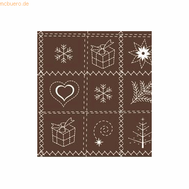 4008525728177 - 10 x Fotokarton Country Christmas 300g qm 495x68cm braun