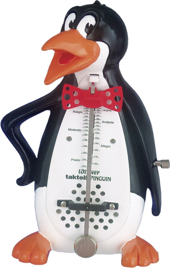 4008687839018 - Wittner 839 Metronom Pinguin mechanisches Taktell Pendel Pinguin-GehÃ¤use