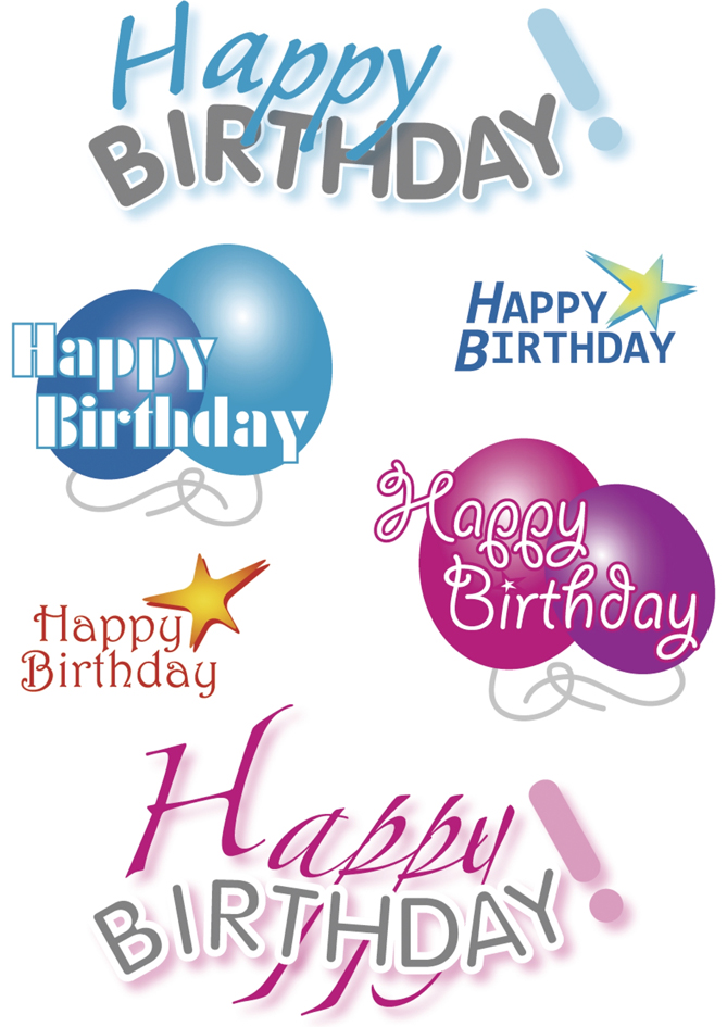 4008705034081 - 10 x HERMA Sticker Decor Happy Birthday VE=3 Blatt