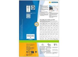 4008705044752 - HERMA Etiketten Premium A4 105x41 mm weiß Papier matt 1400 St - Weiß - Rechteck - Dauerhaft - Papier - Matte - Laser Inkjet