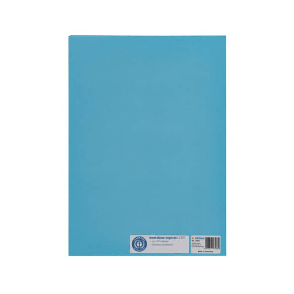 4008705070669 - HERMA Heftumschlag glatt hellblau Papier DIN A4