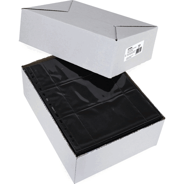 4008705077101 - HERMA Fotoeinlageblatt A4 fotophan 9x13quer schwarz PP-Folie 250 Blatt