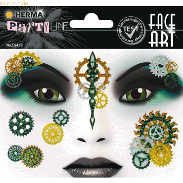 4008705154390 - HERMA Face Art Sticker Steampunk Marie