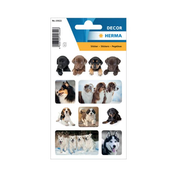 4008705156226 - 24 HERMA Aufkleber Hunde 4008705156226 HERMA 15622 24 Stück