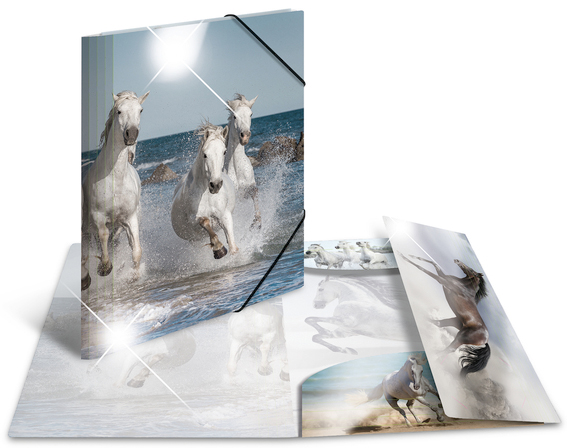 4008705193290 - 3 x HERMA Sammelmappe Glossy Tiere A4 PP Pferde 4008705193290 - 3 x HERMA Sammelmappe Glossy Tiere A4 PP Pferde