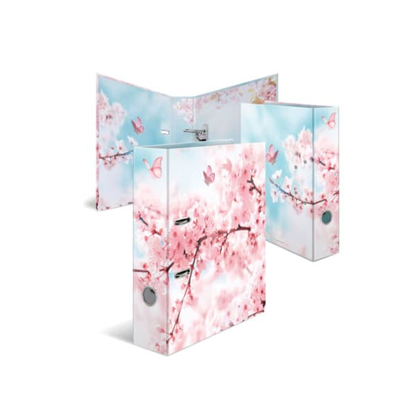 4008705195560 - HERMA Ordner Ordner Cherry Blossom Rückenbreite 7 cm DIN A4 Karton Motiv St