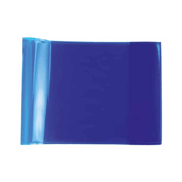 4008705196185 - Heftumschlag PLUS quer transparent blau Kunststoff DIN A5 4008705196185 HERMA 19618