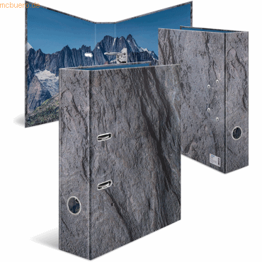 4008705196529 - Motivordner Nature Stone Stone 19652 A4 70mm 4008705196529 Herma