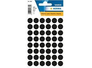 4008705702423 - HERMA 1869 Zahlen und Buchstaben Schwarz 13 x 13 mm 10 Pack à 2400 Etiketten