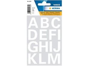 4008705710503 - HERMA 4169 Buchstabenetiketten A-Z 25 mm Weiß 10 Packungen mit 28 Etiketten