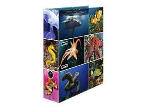 4008705920315 - HERMA Animals Sea Creatures Ordner DIN A4 70 mm Farbig sortiert 2 Ringe 7203 Pappkarton Glatt Hochformat 10 Stück