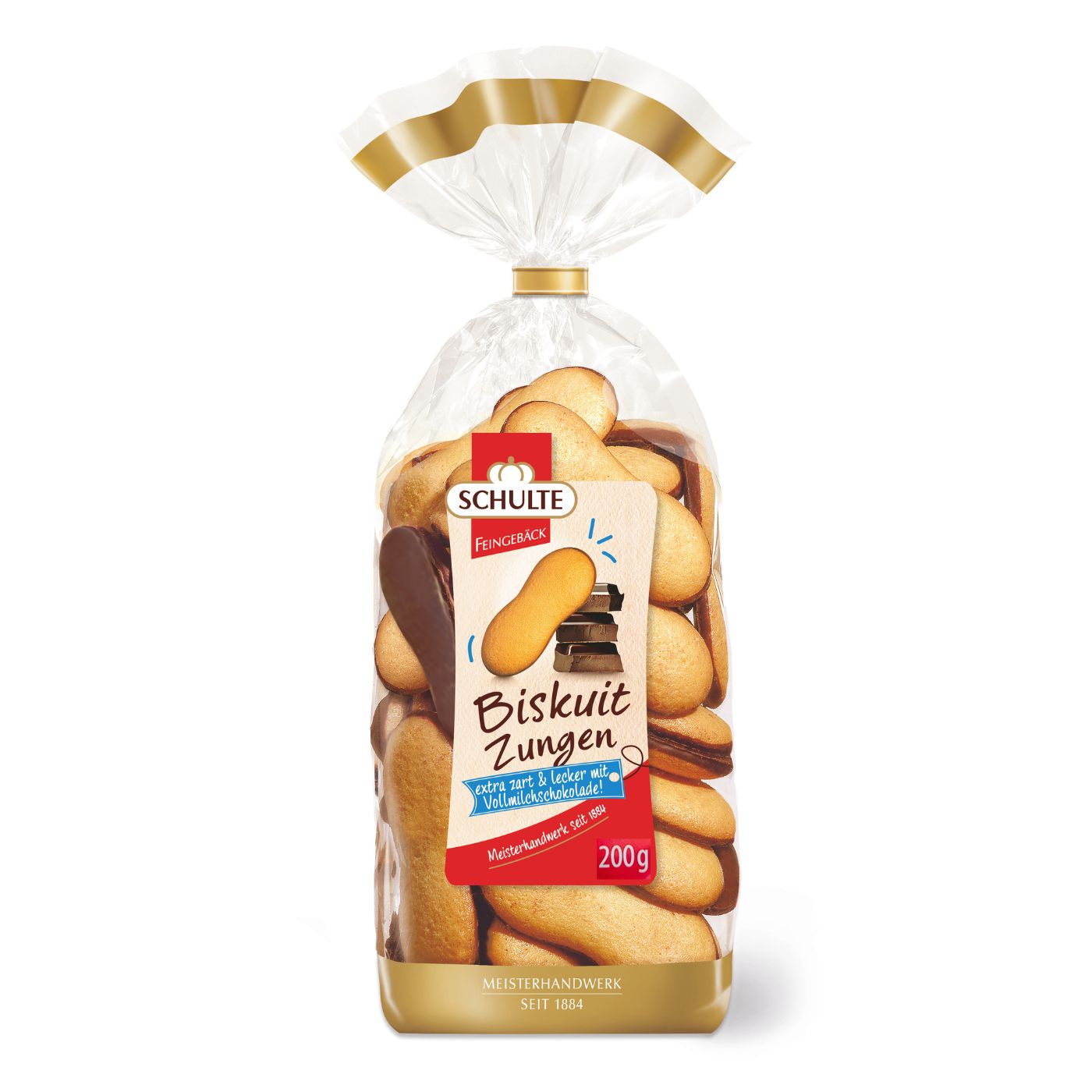 4008728035881 - Schulte Schoko-Biskuitzungen Vollmilch 200g