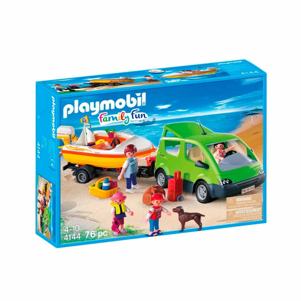 4008789041449 - Fahrzeug-Spielset Playmobil Family Fun 76 Teile