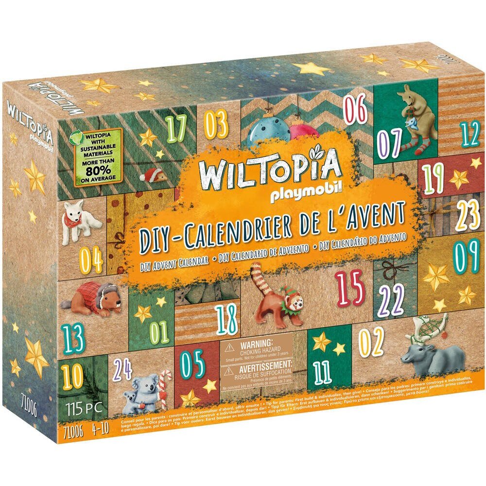 4008789710062 - 71006 Wiltopia - DIY Adventskalender Tierische Weltreise Adventskalender Mehrfarbig