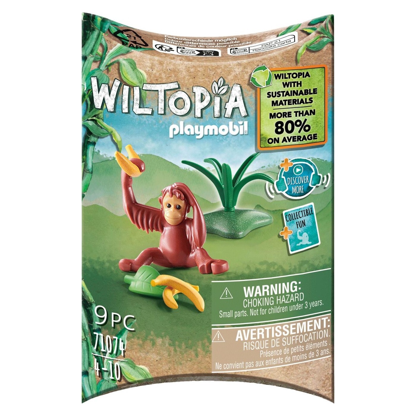 4008789710741 - 71074 Wiltopia Junger Orang-Utan Konstruktionsspielzeug 4008789710741 - 71074 Wiltopia Junger Orang-Utan Konstruktionsspielzeug