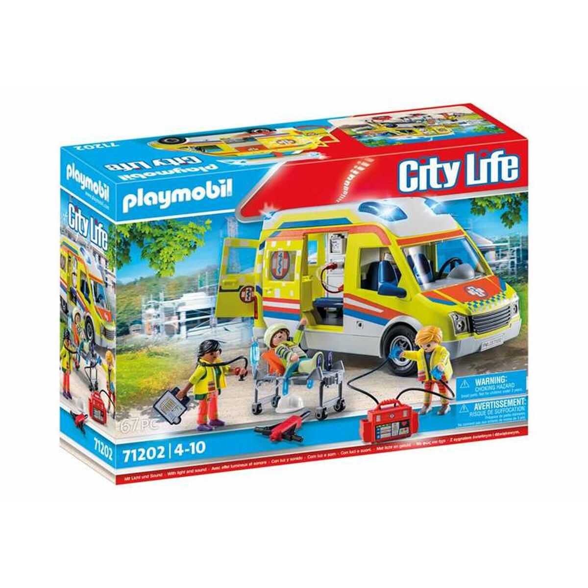 4008789712028 - 71202 City Life - Rettungswagen mit Licht und Sound Konstruktionsspielzeug 4008789712028 - 71202 City Life - Rettungswagen mit Licht und Sound Konstruktionsspielzeug