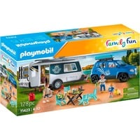 4008789714237 - Playmobil Family Fun - Family Fun Caravan with Car - 71423