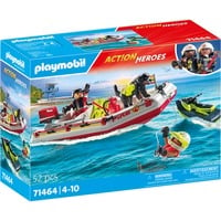 4008789714640 - 71464 City Action Feuerwehrboot mit Aqua Scooter Konstruktionsspielzeug